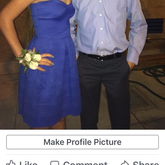 Adorable royal blue dress - Picture 7 of 8